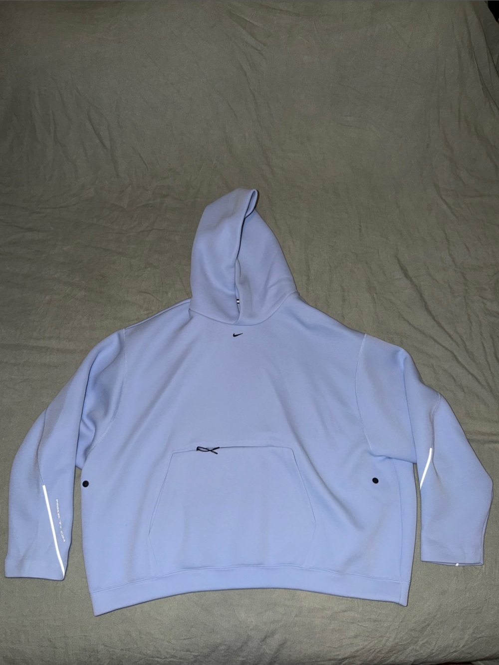 Nike Men’s Tech Fleece Blue Pullover Hoodie